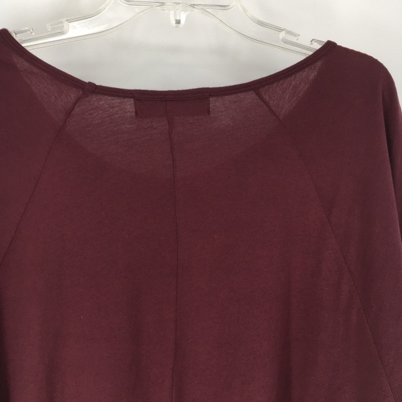 PROJECT SOCIAL T - Burgunday  Don’t Quit Your Day Dream Dolman Tee - NWT - Sz S - Picture 7 of 12